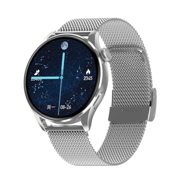 DT3 smart watch watch3 Bluetooth call 1.36 inch HD large screen (silver steel-JSS)
