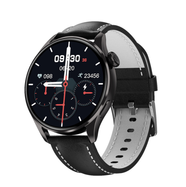 DT3 smart watch watch3 bluetooth call 1.36 inch HD large screen (black skin-JSS)
