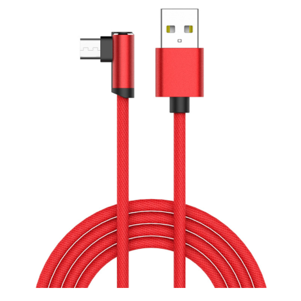 Elbow data cable fast charging (Android - 1.2m - red)