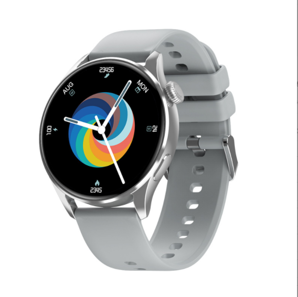 DT3 smart watch watch3 bluetooth call 1.36 inch HD large screen (TPU-silver gray-JSS)