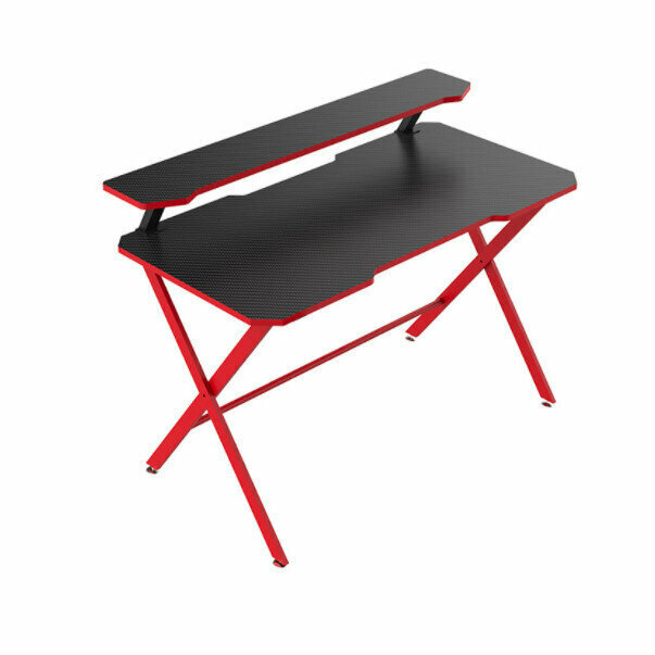 Desktop Double-layer Gaming Table[Double-layer Simple - Red(100*60*75cm)]