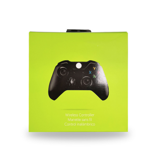 WIRELESS BLUETOOTH GEN GAMING DEVICE - XBOX ONE BLACK BARE METAL - WITH PACKAGING