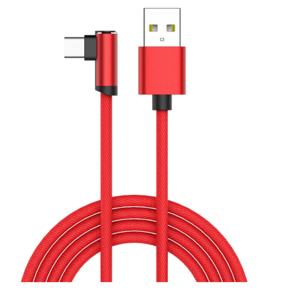 Elbow data cable fast charging (Type-C 1.8m-red)
