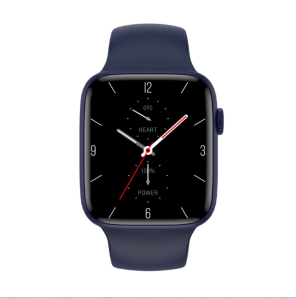 W7 Bluetooth Call Watch7 Smart Watch Music Sports Waterproof Watch Make and Make Calls Step Counting (Blue)