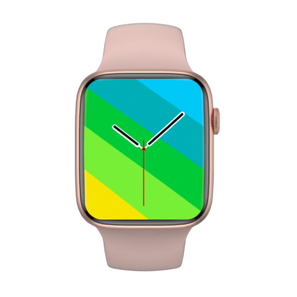 W7 Bluetooth Call Watch7 Smart Watch Music Sports Waterproof Watch Make and Make Calls Step Counting (Rose Gold)
