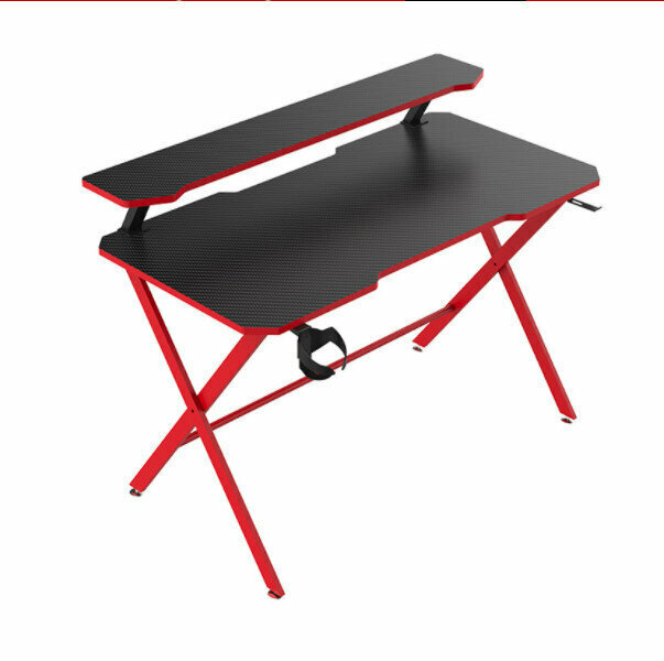 Desktop Double-decker Gaming Table[Double-Decker Basic - Red(100*60*75cm)]