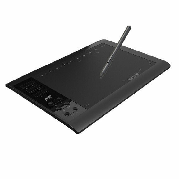 Connecting to a mobile phone, drawing tablet, computer drawing tablet (black)