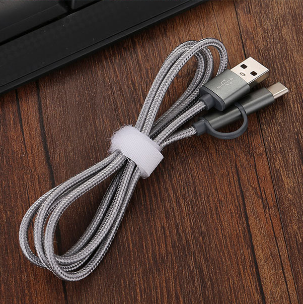 2-in-1 data cable Android Type-C 2-in-1 data cable (space gray)