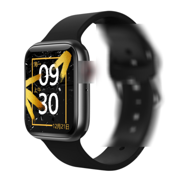 T55+ Bluetooth Call Watch Information Reminder Exercise Heart Rate Blood Pressure Sleep Monitoring Step Counting Exercise Band (Black)