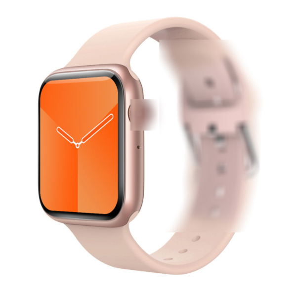 T55+ Bluetooth Call Watch Information Reminder Exercise Heart Rate Blood Pressure Sleep Monitoring Step Counting Sports Bracelet (Rose Gold)