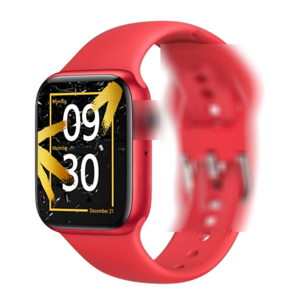 T55+ Bluetooth Call Watch Information Reminder Exercise Heart Rate Blood Pressure Sleep Monitoring Step Counting Exercise Band (Red)