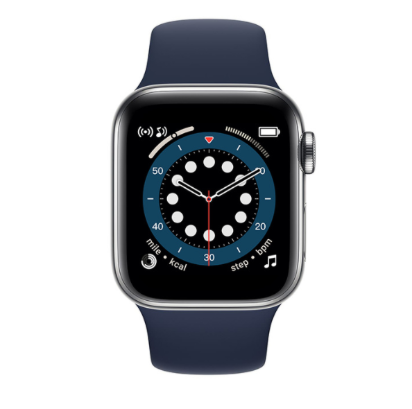 T500+pro Bluetooth Call Smart Watch Heart Rate Sports Pedometer Bracelet (Blue)