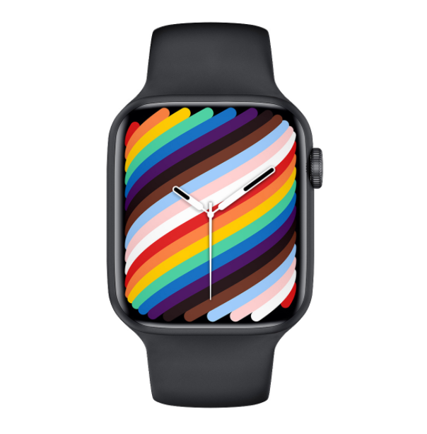 W37PRO Bluetooth Call Smart Watch Wireless Charging Sports Band (Black)