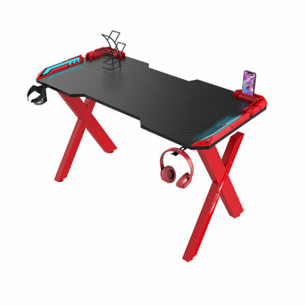 Desktop Gaming Table[Deluxe-Red (100*60*75cm)]