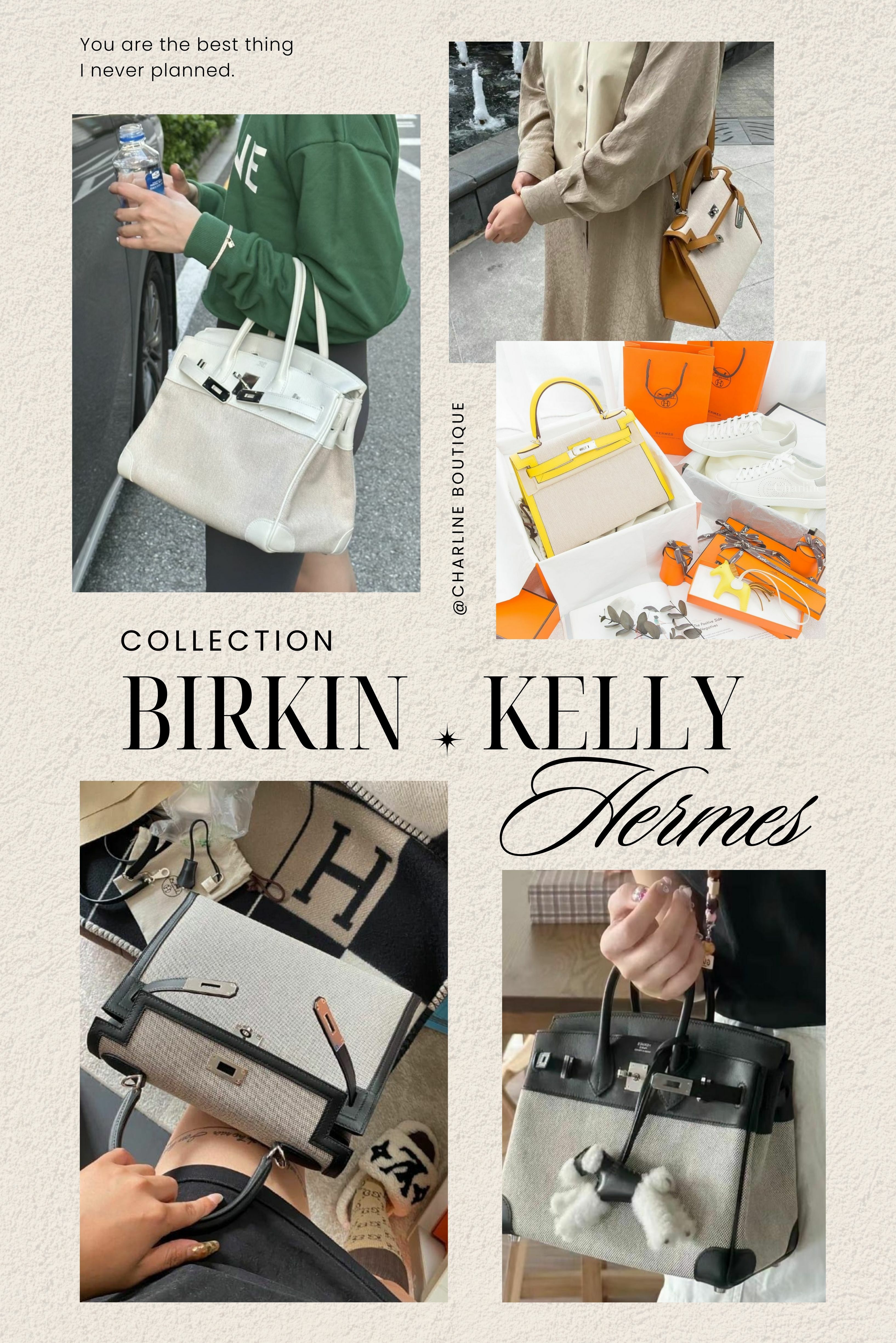除了Cargo系列外，一般的Birkin和Kelly也分別推出皮革拼接帆布造型的包款，帆布分為華格夫鬆餅大格紋或小格紋，不同大小格紋的拼接都讓人耳目一新！而且相比全皮款，帆布皮革拼接的更加休閒，鬆弛感隨手可得。誰說鉑金和凱莉必須要背得貴氣逼人？這樣的皮革帆布包吸引了年齡往下探的年輕族群，成為年輕人的心頭好。