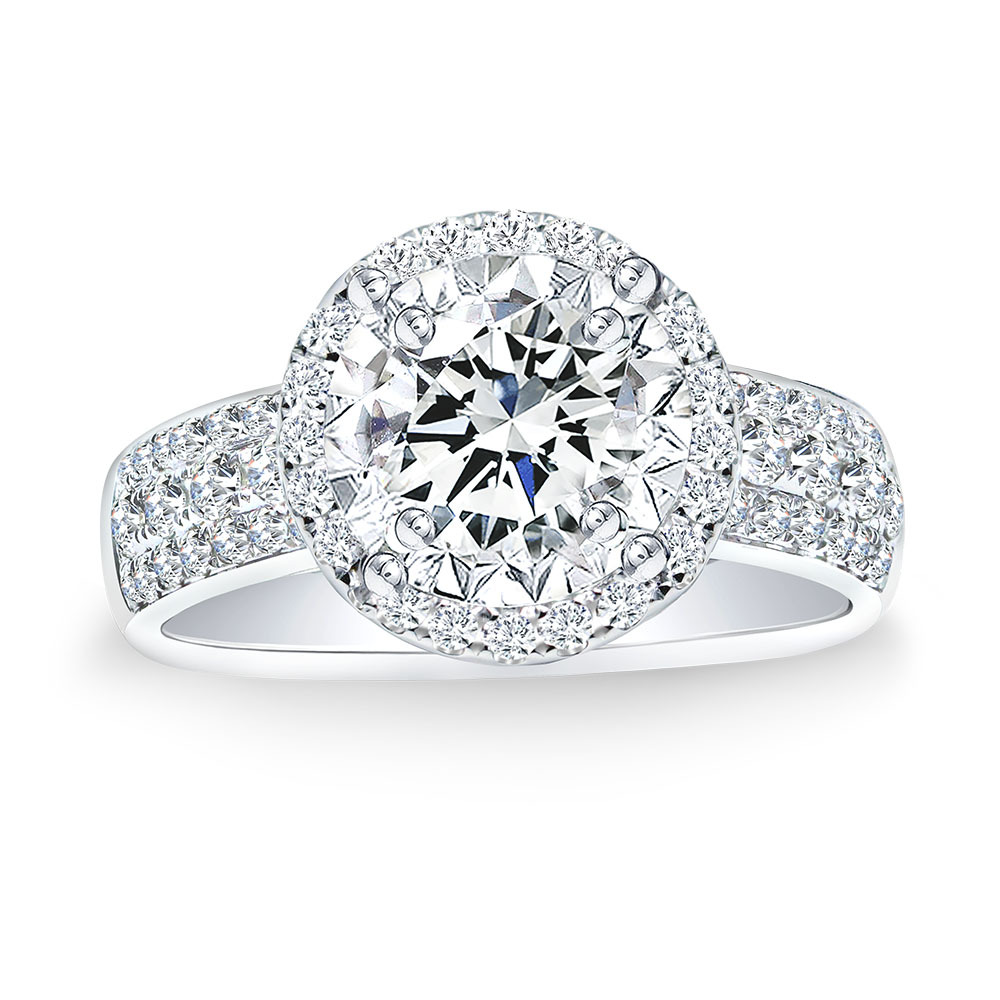 一克拉豪華圓滿鑽石戒指