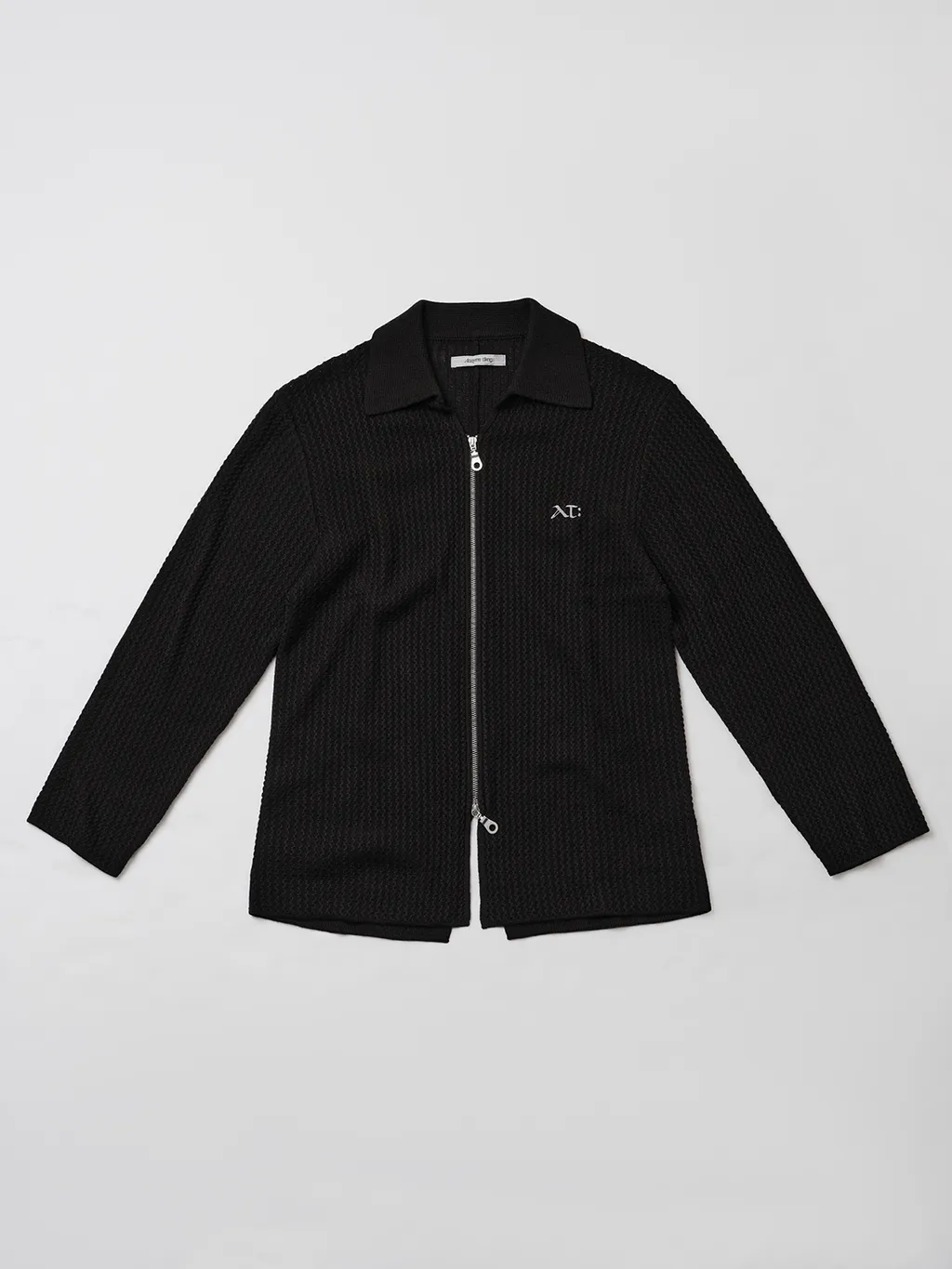 Anonymous Talking / Knitted Zipper Shirt 針織拉鍊外套