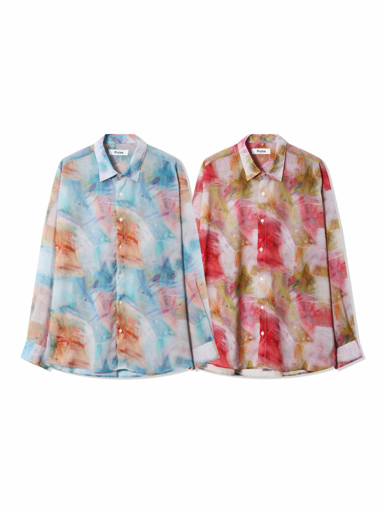 混色長袖恤衫 PULSE-094S