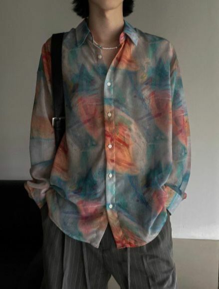 混色長袖恤衫 PULSE-094S