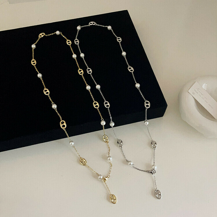 豬鼻兩戴式頸鏈