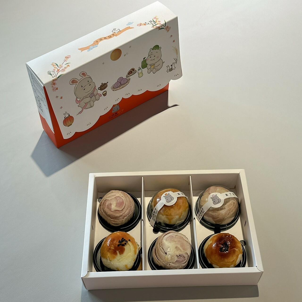 2026年吾兒月餅綜合禮盒（蛋黃酥*3+芋頭酥*3）