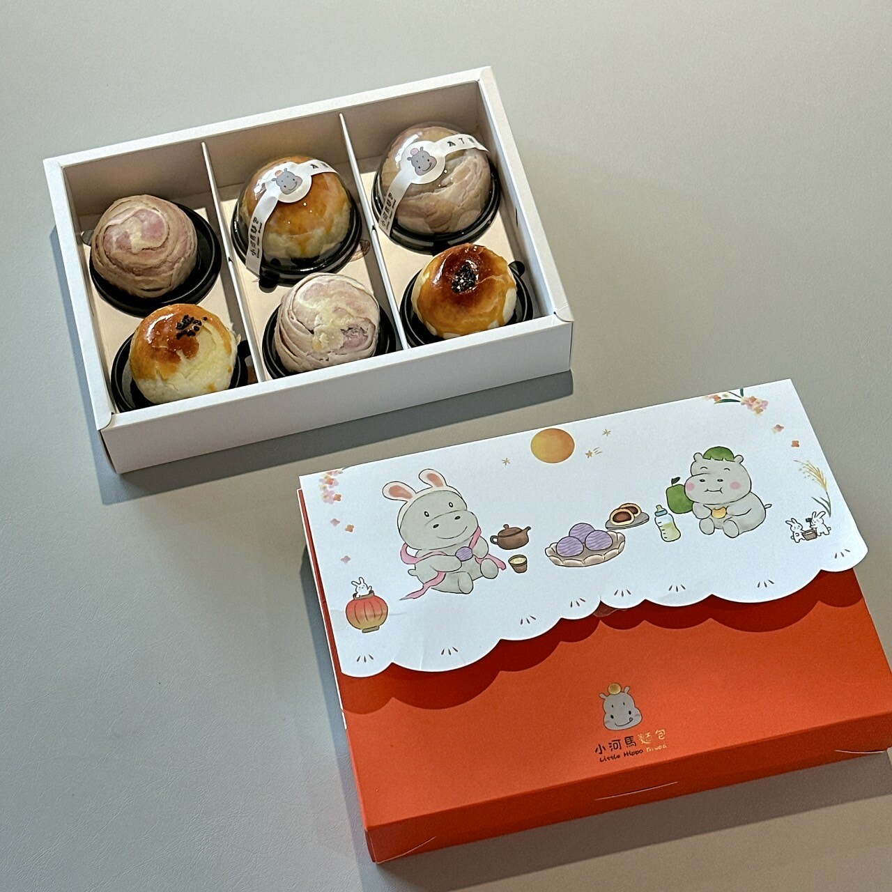 2026年吾兒月餅綜合禮盒（蛋黃酥*3+芋頭酥*3）