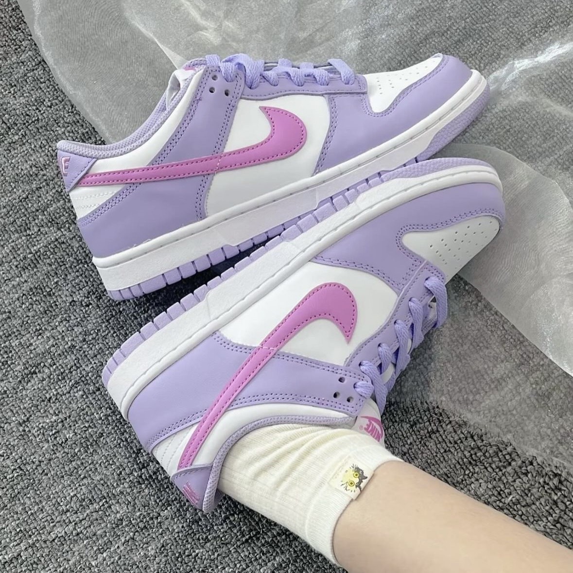 Nike Dunk Low "Lilac Bloom/Pink" GS 夢幻粉紫 星黛露 史黛拉 低筒休閒鞋