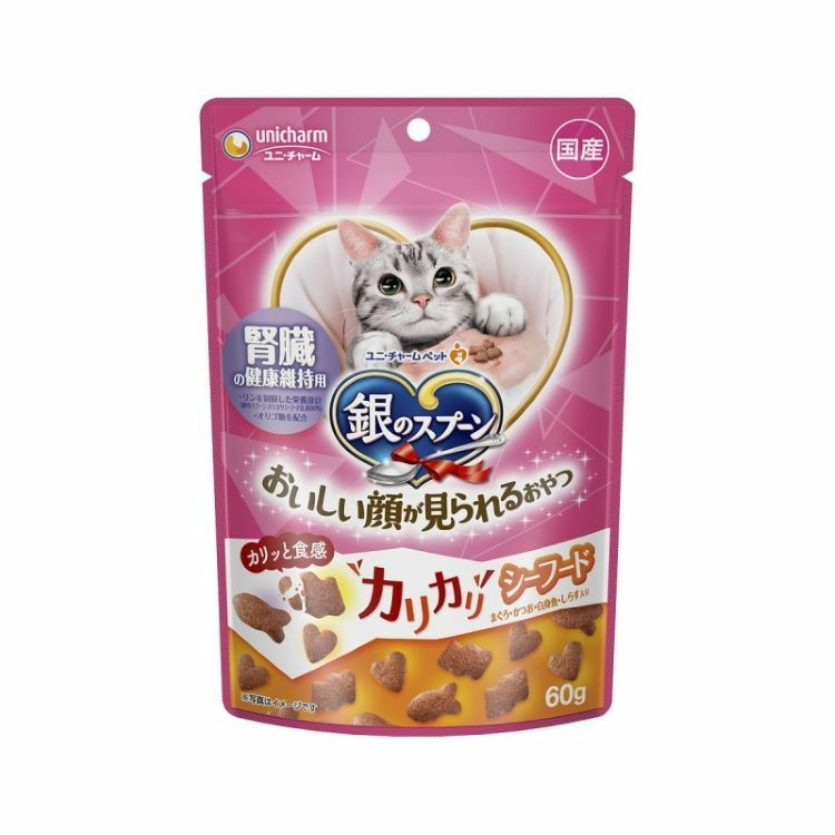 unicharm 銀匙 軟爽脆口感零食 腎臟配方