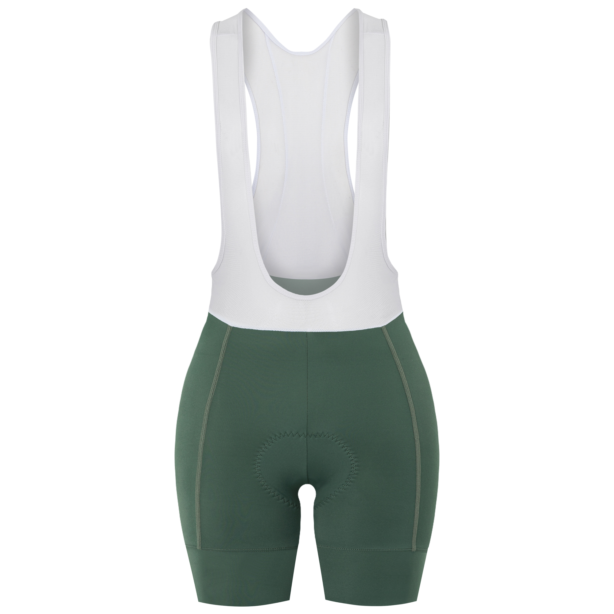 女款吊帶短褲 潔淨 II 灰綠