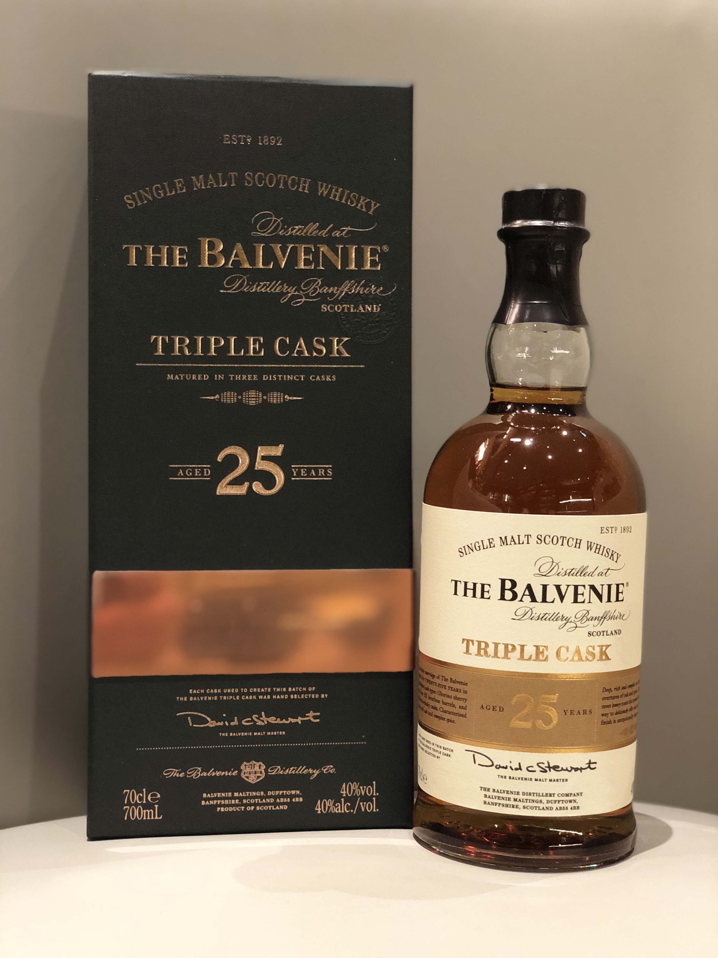Balvenie 25 Year Old Triple Cask 百富  25年 黃金三桶