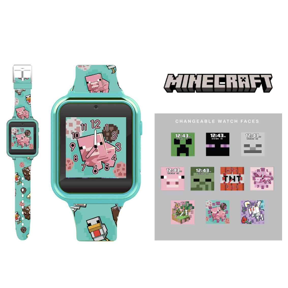 美國兒童智能手錶 - Minecraft (Black)