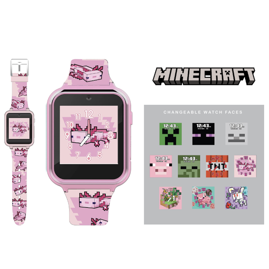 美國兒童智能手錶 - Minecraft (Black)