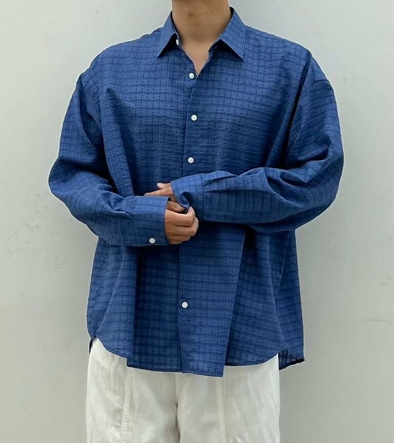 暗紋長袖恤衫 PULSE-098S