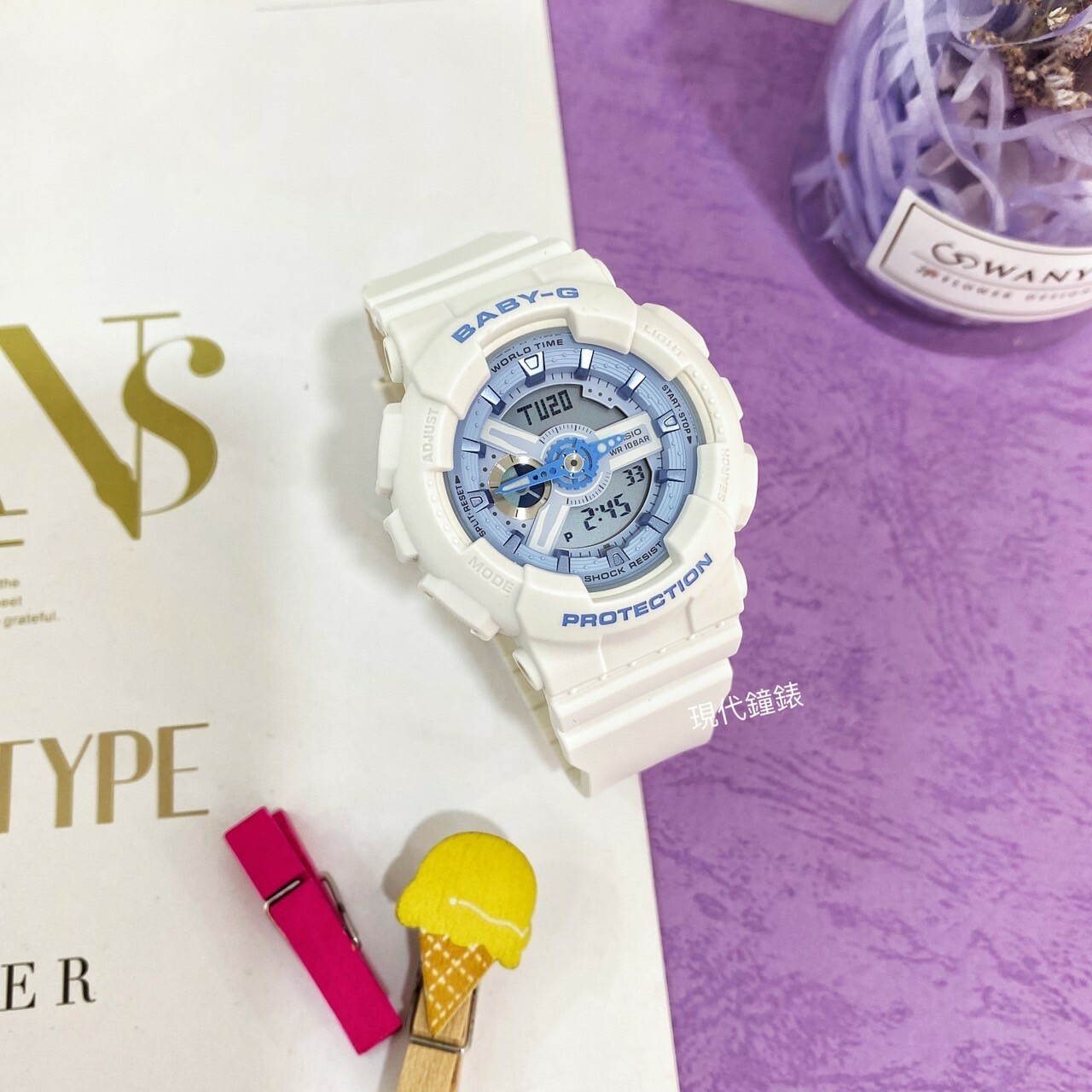 【Baby-G】BA-110XBE-7A 43.4mm Modern Watch