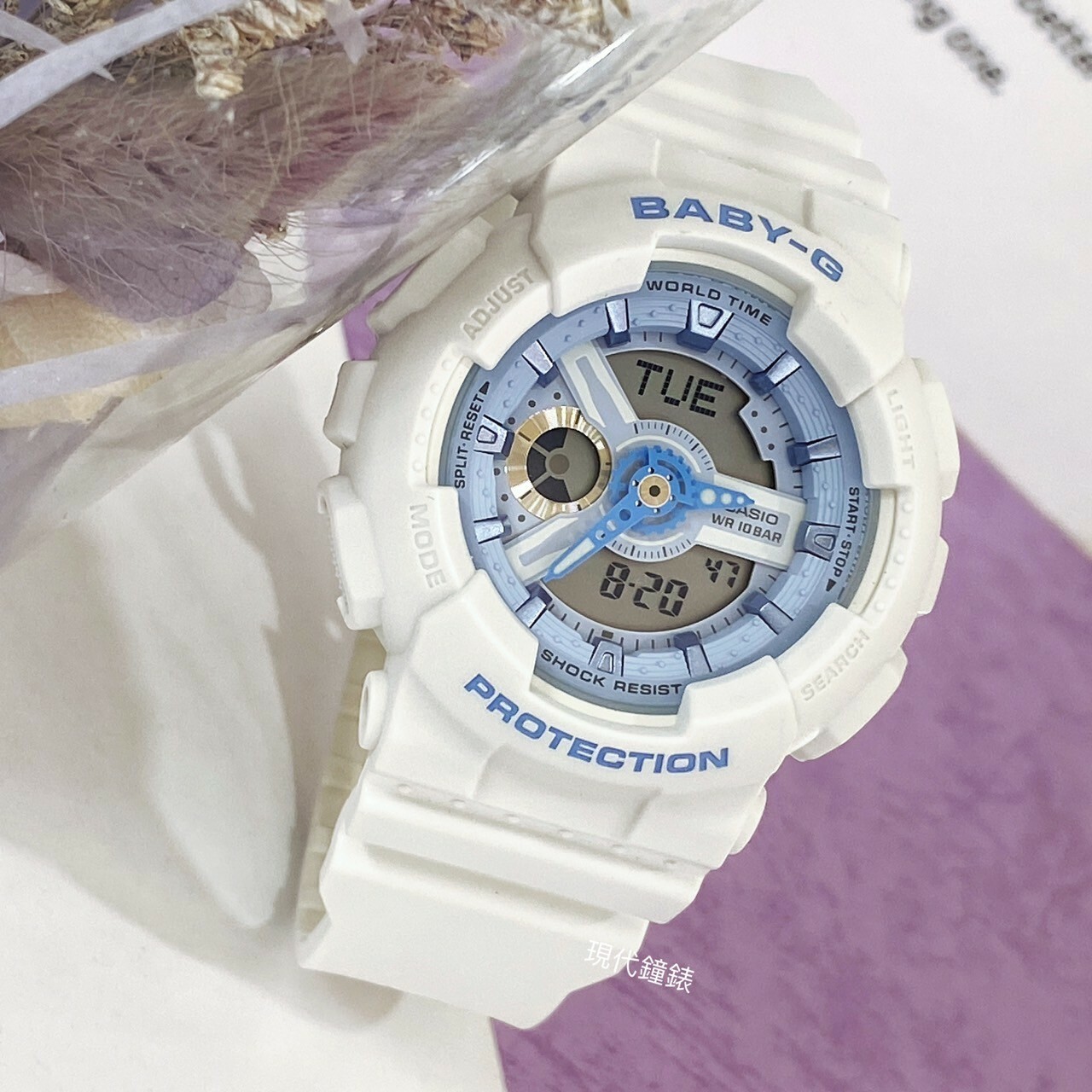 【Baby-G】BA-110XBE-7A 43.4mm Modern Watch