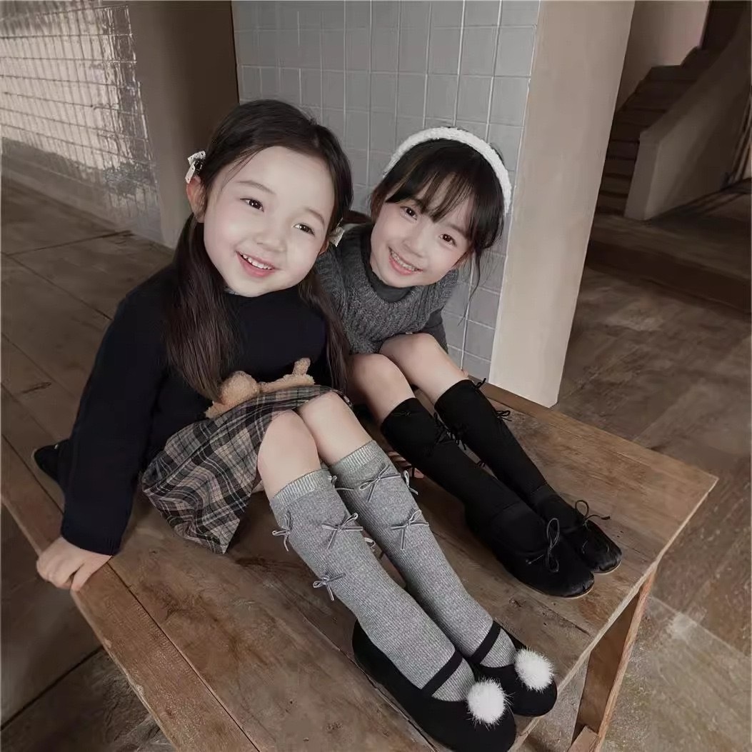 立體蝴蝶結長襪