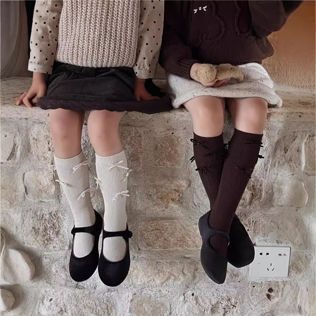 立體蝴蝶結長襪