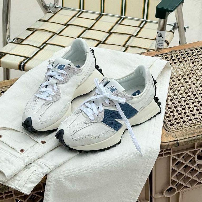 NEW BALANCE 327 NB 327 奶油丹寧 牛仔藍 白色 白灰 奶油底 女鞋 WS327JB / 預購