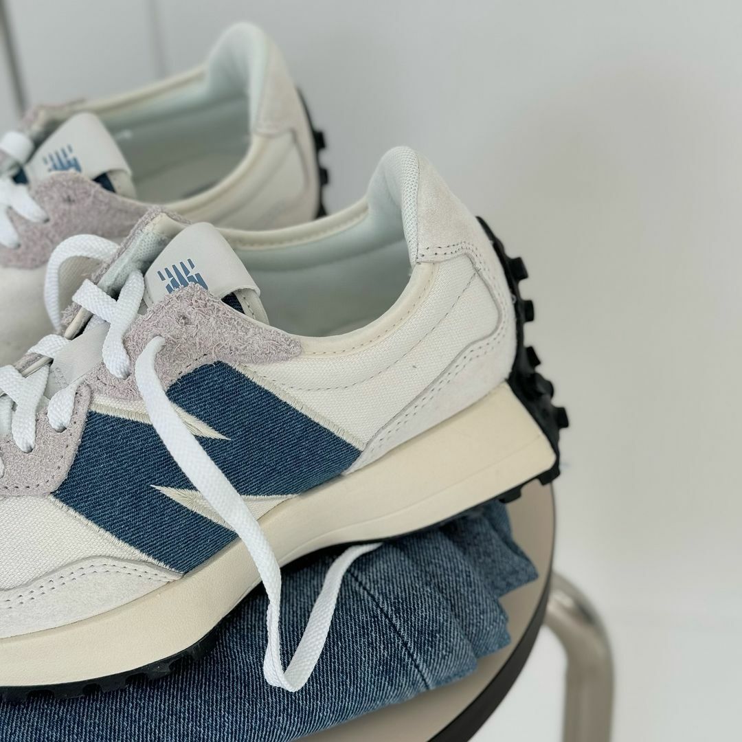 NEW BALANCE 327 NB 327 奶油丹寧 牛仔藍 白色 白灰 奶油底 女鞋 WS327JB / 預購