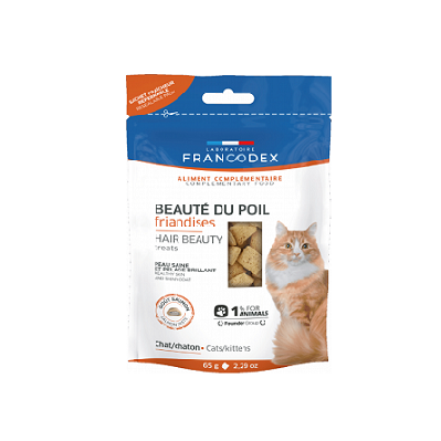 法國Francodex 貓用 美毛小食 65g
