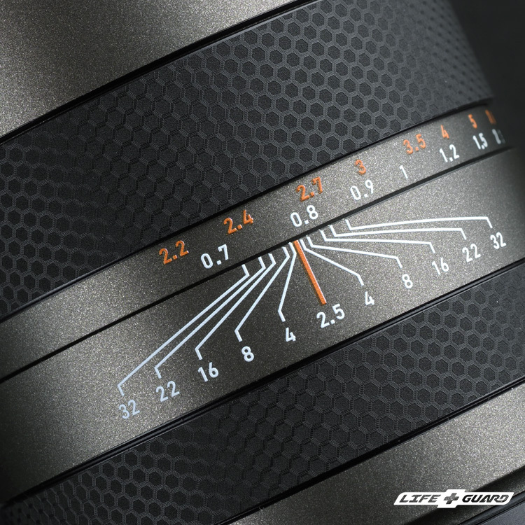 LIFE+GUARD 鏡頭貼膜安裝示意，適用 Hasselblad XCD 90mm F2.5 V