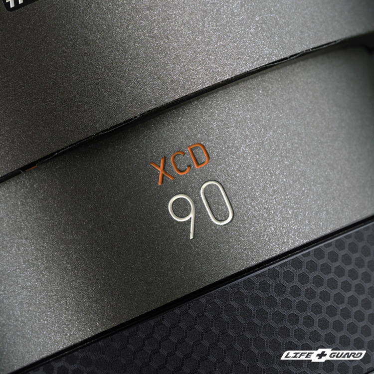 LIFE+GUARD 鏡頭貼膜安裝示意，適用 Hasselblad XCD 90mm F2.5 V