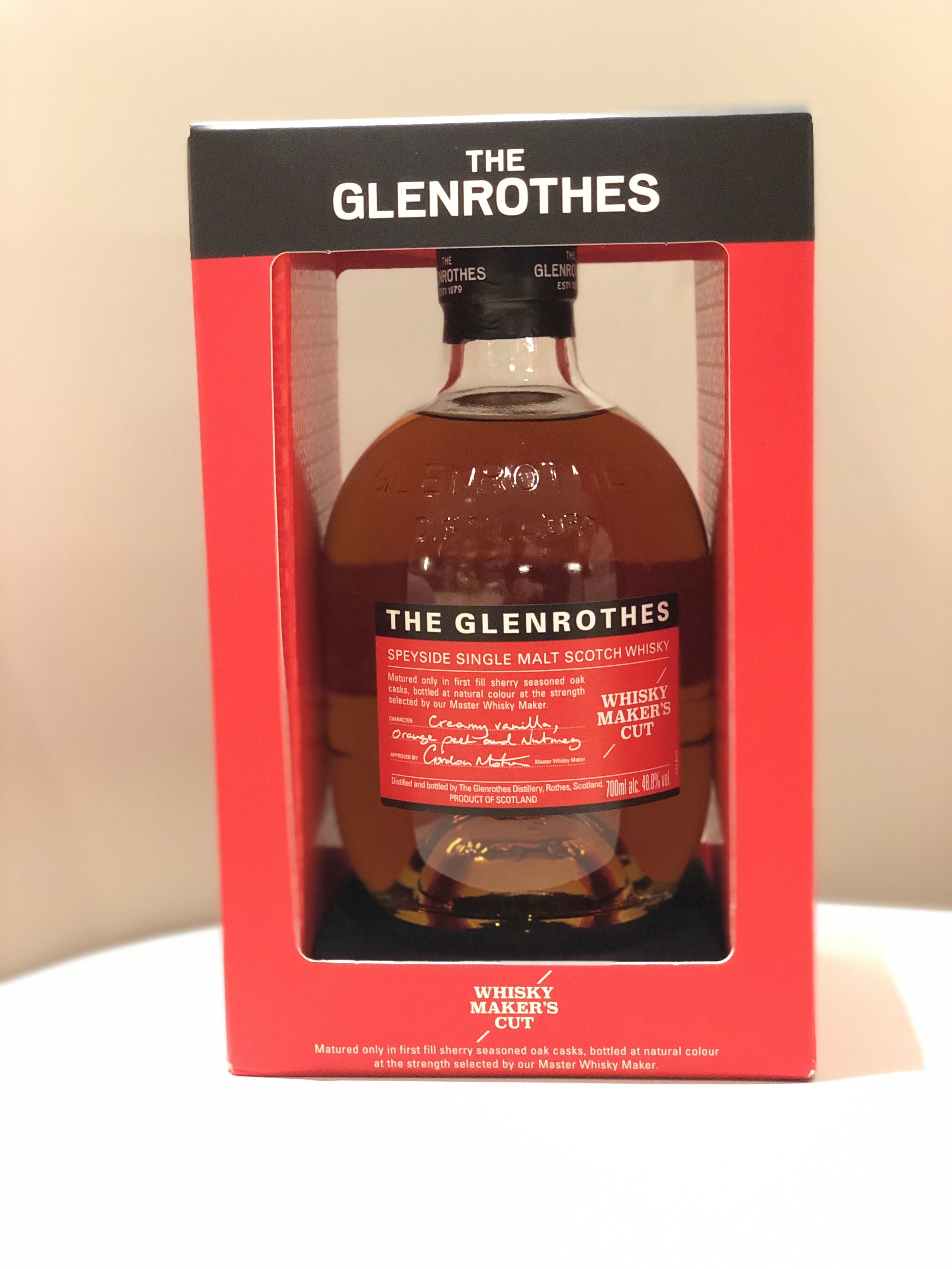 GLENROTHES Whisky Maker’s Cut 格蘭路思  百分百雪莉桶