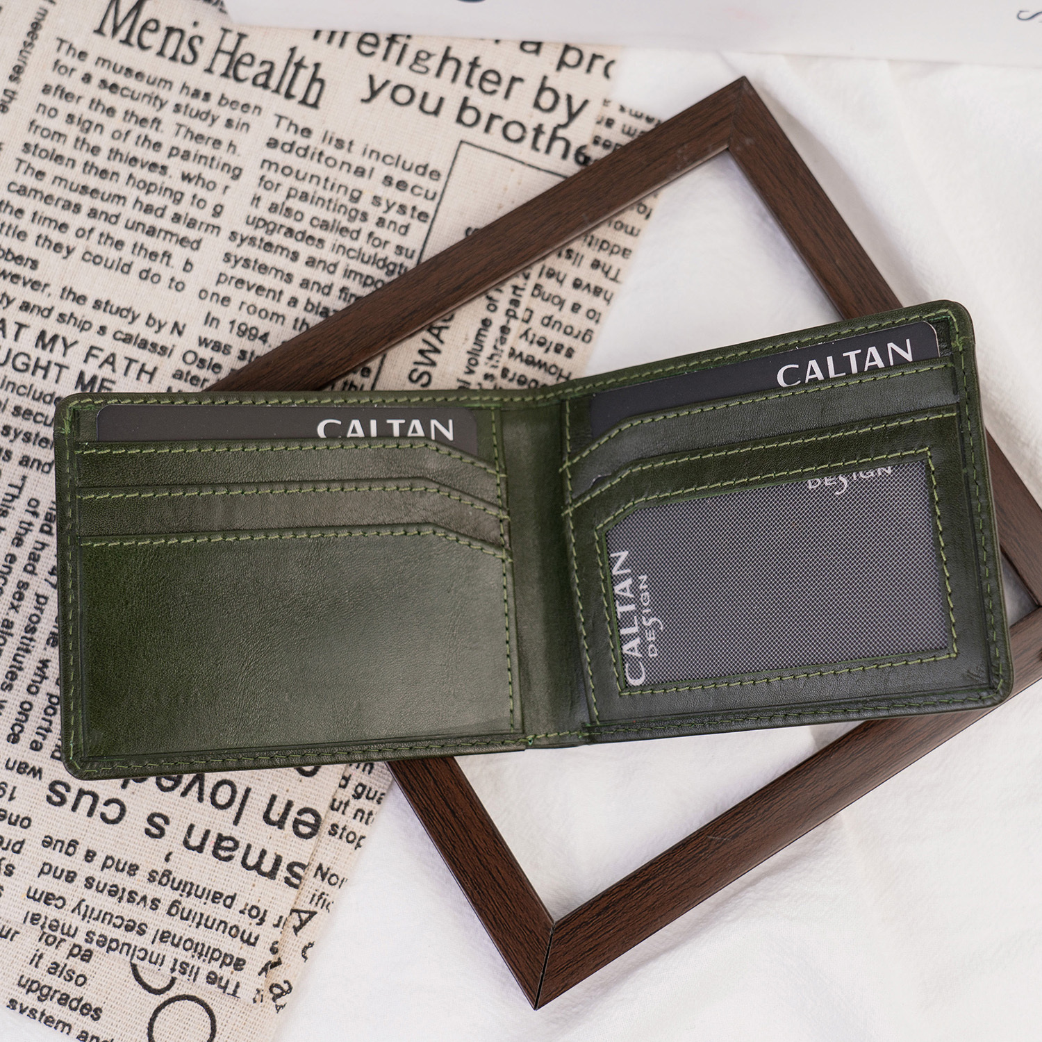 『新品上市』老爺有喜  真皮三頁式零錢包短夾(075125cd)