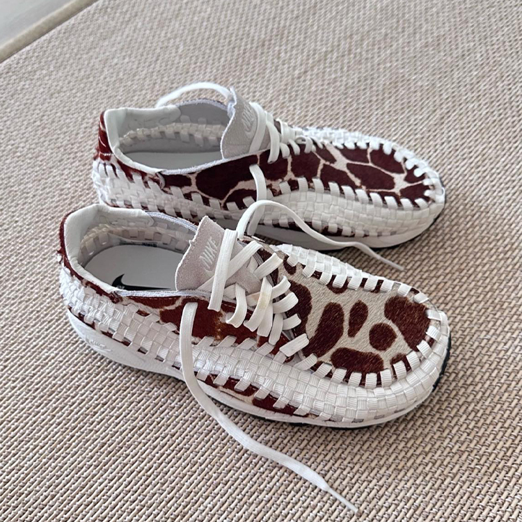 Nike Air Footscape Woven Cow Print 奶牛紋 鬃毛 編織 女鞋 FB1959-100
