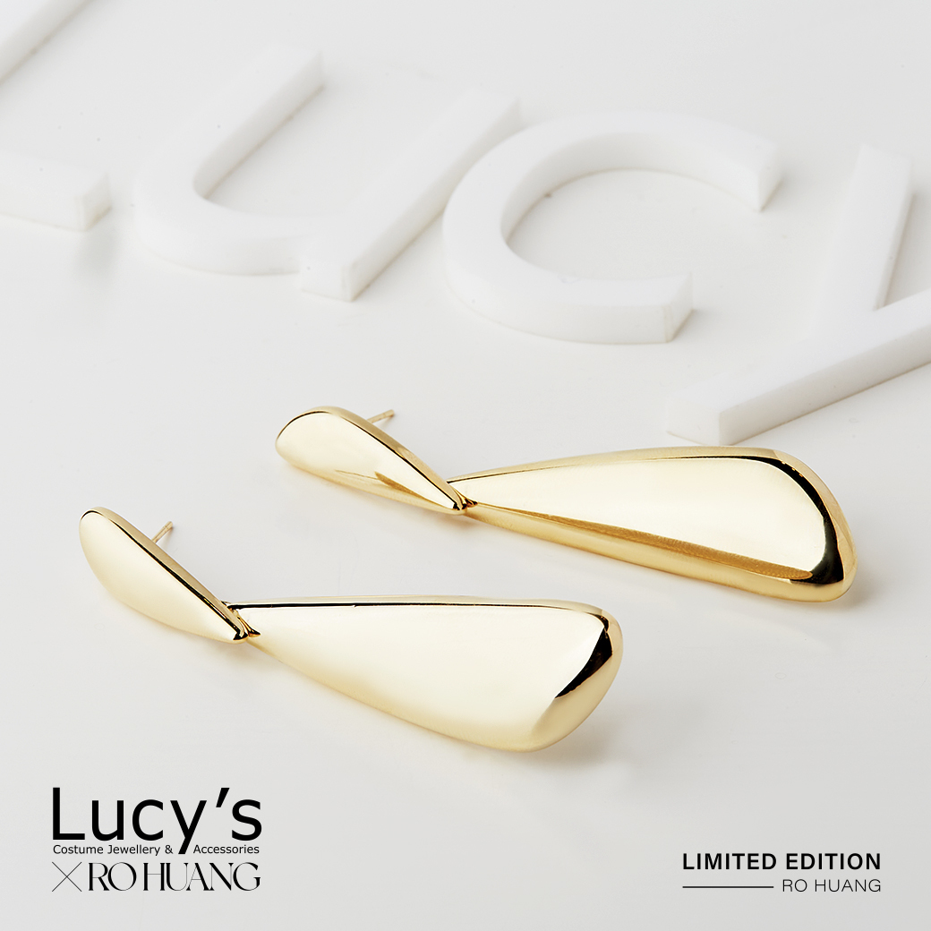 Lucy's X RO HUANG．耳環 (二色) (119170/119171)