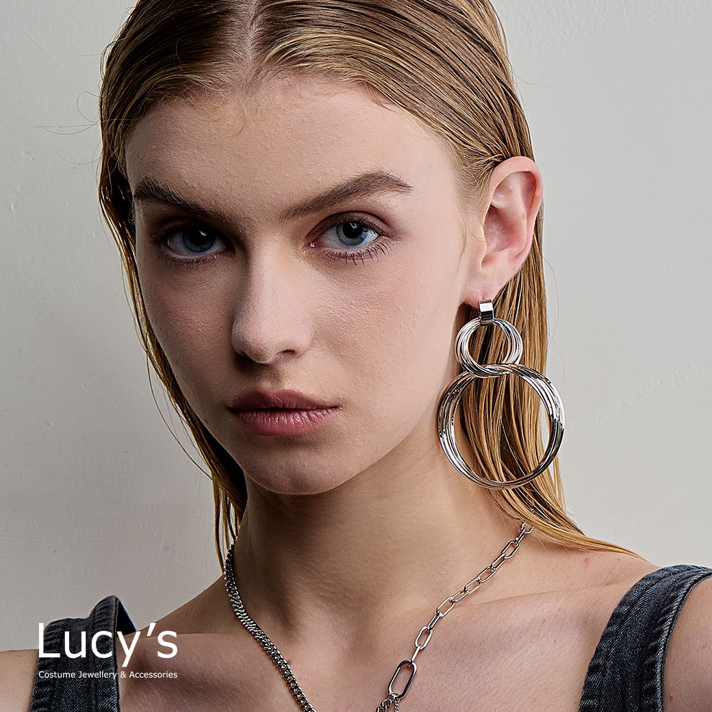 Lucy's X RO HUANG．耳環 (二色) (115766/118515)