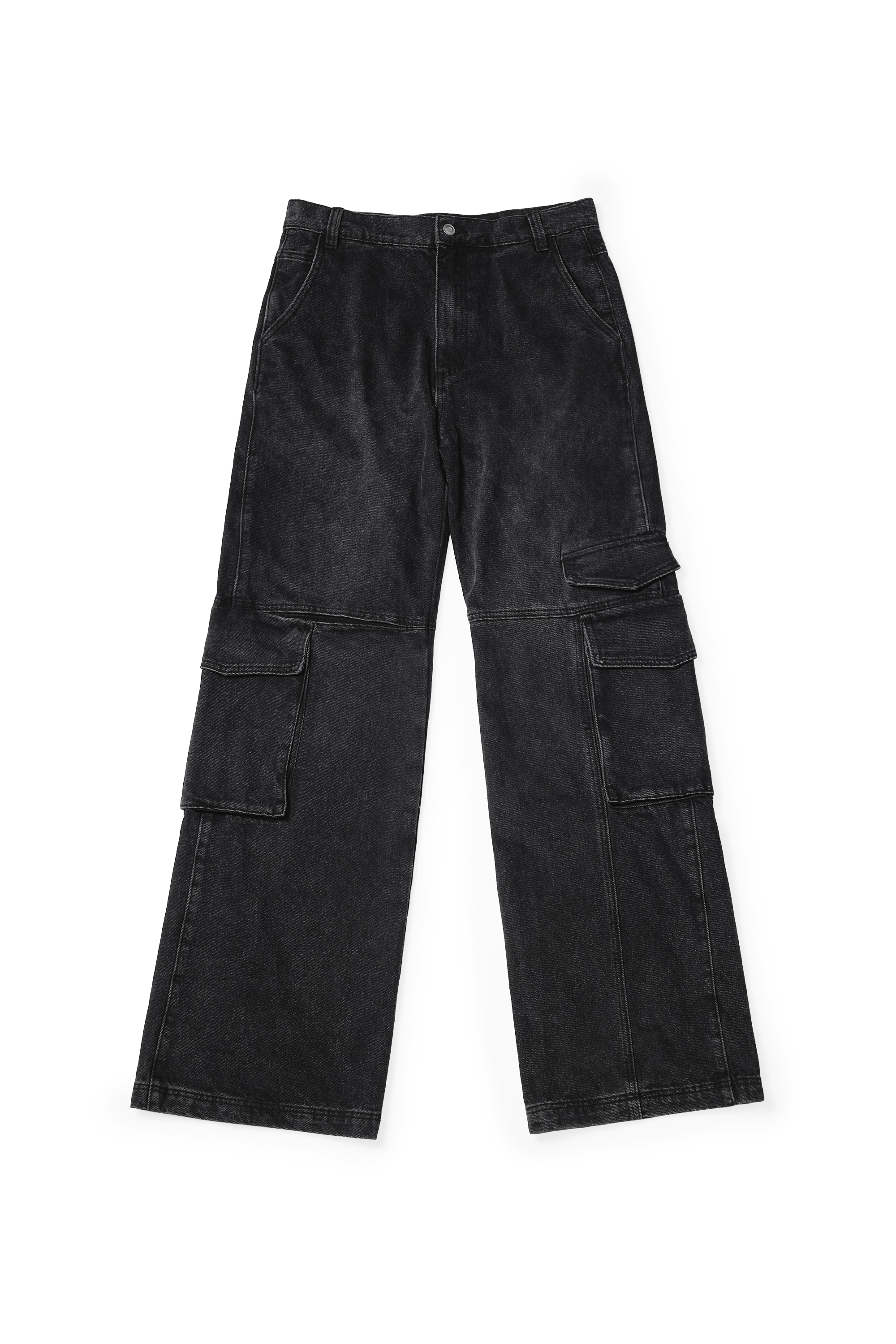 Anonymous Talking / 24SS-Denim Work Pants 丹寧工裝褲 - Black