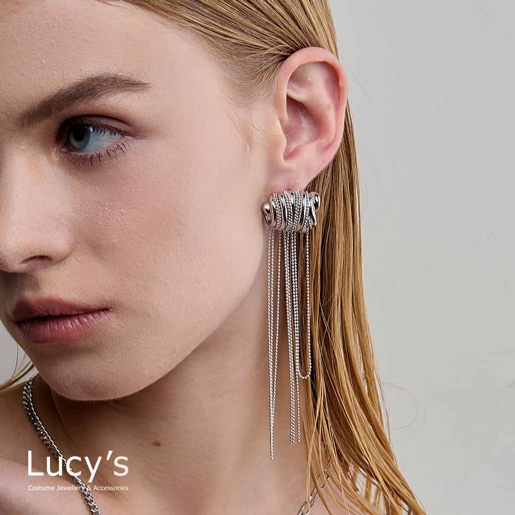 Lucy's X RO HUANG．耳環 (二色) (119089/119090)