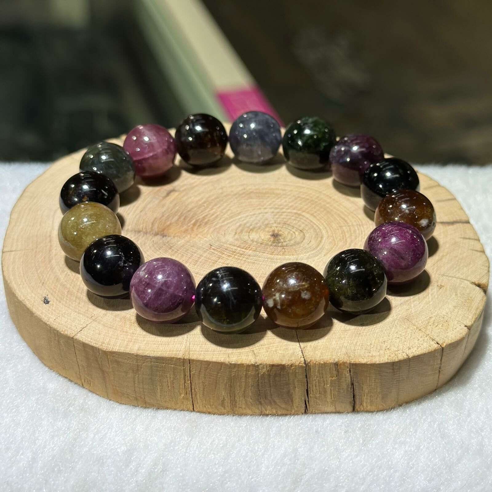 大m💫碧璽手串 13 mm +/-